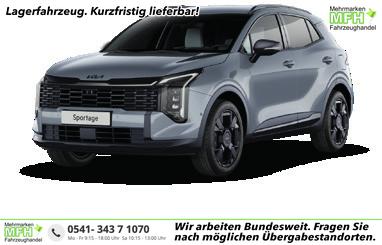 Kia Sportage - Style 1,6 T-GDI FWD M6 110kW (150 PS) MY27 Style-Paket, 2-Zonen-Klimaautomatik, Sitz-/Lenkradheizung, Regensensor, Navi, DAB, Apple CarPlay/Android Auto, R&uuml;ckfahrkamera, Parksensoren vorn/hinten, Full-LED, 17 Zoll LM, uvm.