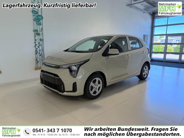 Kia Picanto - Silver 1,0 GDI M5 50 kW (68 PS) Klimaanlage, Navigationssystem, Bluetooth, Android Auto, Apple CarPlay, Radio, DAB, Freisprecheinrichtung, Tempomat, 14 Zoll Stahlfelgen, uvm.