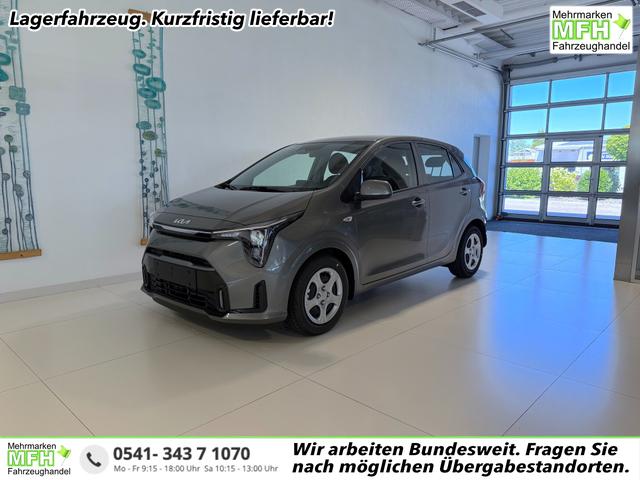 Kia Picanto - Silver 1,0 GDI M5 50 kW (68 PS) Klimaanlage, Navigationssystem, Bluetooth, Android Auto, Apple CarPlay, Radio, DAB, Freisprecheinrichtung, Tempomat, 14 Zoll Stahlfelgen, uvm.
