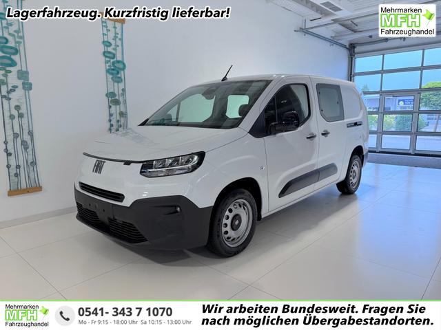Fiat Dobl&ograve; - MULTICAB XL MIT ERH&Ouml;HTER NUTZLAST 1.5 BlueHDi 130 AT8 2-Zonen Klimaautomatik, Radio, DAB, R&uuml;ckfahrkamera, Lichtsensor, Regensensor, Nebelscheinwerfer, Ersatzrad, 16 Zoll Stahlfelgen, uvm.