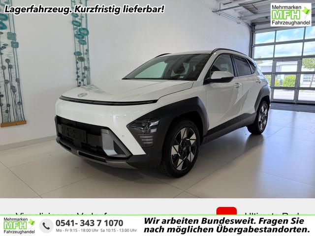 Hyundai KONA - GO+ 1.0 T-GDI 2WD 74 kW (101 PS) 2-Zonen-Klimaautomatik, Sitzheizung, Lenkradheizung, DAB, Android Auto, Apple CarPlay, Navigationssystem, Induktionsladestation, LED-Scheinwerfer, 18 Zoll Leichtmetallfelgen, uvm