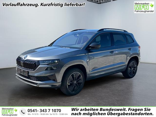 Skoda Karoq 2,0 TDI DSG Sportline 3ZKlima ACC 4x Sitzheizung 2x Einparkhilfe Anh&auml;ngerkupplungKamera 5J Garantie beheizte Windschutzscheibe 