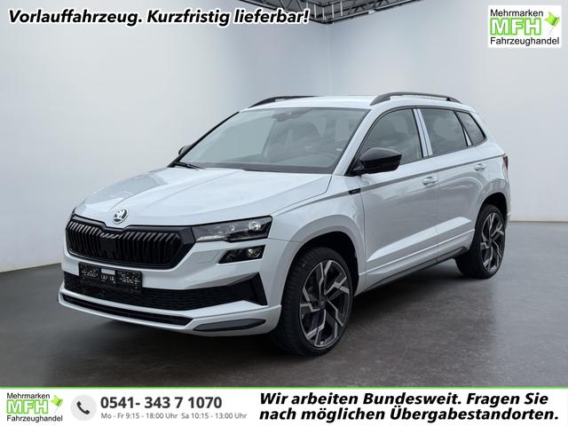 Skoda Karoq - Sportline 1,5 TSI DSG 2ZKlimaautomatik Canton Anh&auml;ngerkupplung Totewinkel Assistent 2 x Einparkhilfe Kamera 19 Zoll Felgen adaptiver Tempomat 5J Garantie