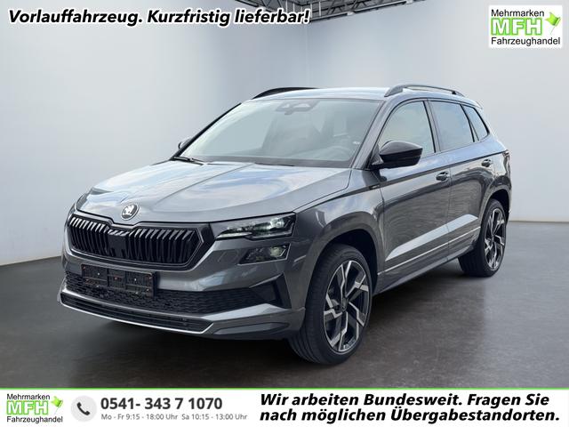 Skoda Karoq - Sportline 2,0 TSI 4x4 DSG 2ZKlimaautomatik Canton Anh&auml;ngerkupplung Totewinkel Assistent 2 x Einparkhilfe Kamera 19 Zoll Felgen adaptiver Tempomat 5J Garantie