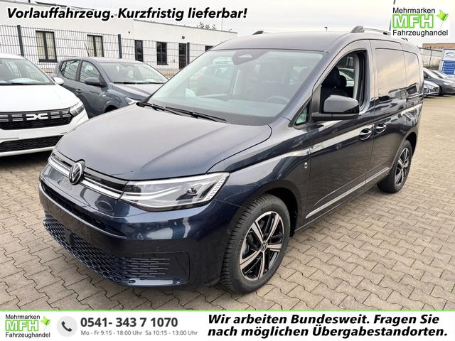 Volkswagen Caddy - Style 1.5 TSI 115PS DSG/AUTOMATIK, BLAU-MET, 17" Alu/Ganzjahresreifen, Winterpaket, ACC-Tempomat, Toter-Winkel, ParkAssist, Parksensoren vo/hi, Rückfahrkamera, Radio Ready2Discover 10" + Wireless AppConnect, Climatronic, Abgedunkelte Scheiben, M-Lederlenkrad