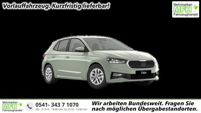 Skoda Fabia - Extra Plus 1.0 TSI 116PS, 5 Jahre Garantie, TIMIANO-GR&Uuml;N Sonderlackierung, CLIMATRONIC, BEHEIZTE FRONTSCHEIBE, SITZHEIZUNG, M-Lederlenkrad BEHEIZT, 15" ALU, Parksensoren hinten, R&uuml;ckfahrkamera, Infotainment 8", Virtual Cockpit, Tempomat, NSW, Wireless SmartLink