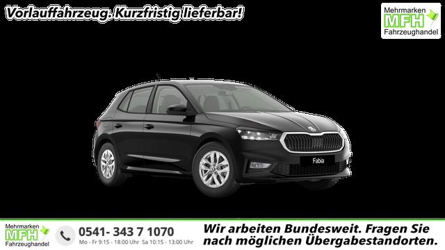 Skoda Fabia - Extra Plus 1.0 TSI 116PS, 5 Jahre Garantie, BLACK-MAGIC METALLIC, CLIMATRONIC, BEHEIZTE FRONTSCHEIBE, SITZHEIZUNG, M-Lederlenkrad BEHEIZT, 15" ALU, Parksensoren hinten, R&uuml;ckfahrkamera, Infotainment 8", Virtual Cockpit, Tempomat, NSW, Wireless SmartLink