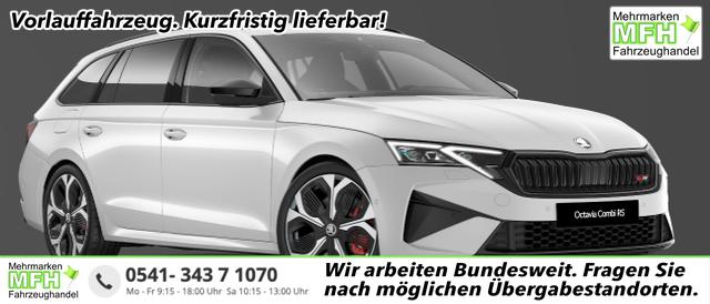 Skoda Octavia Combi - RS 2.0 TSI 265PS DSG, 5J GARANTIE, ANH&Auml;NGERKUPPLUNG, 19"Alu, DCC-Fahrwerk, HEAD-UP, PANORAMADACH, SOUND CANTON, STANDHEIZUNG, FRONTSCHEIBE BEHEIZT, MATRIX, NAVI, El. Heckklappe, ACC, Kessy, Alarm, 3Z-Clima, ParkAssist, PDC, AREA VIEW, Sitzheizung v/h