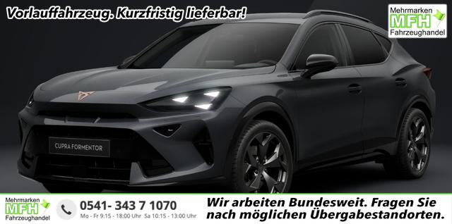 Cupra Formentor - Basis 1.5 eTSI 150PS DSG (AUTOMATIK), ANH&Auml;NGERKUPPLUNG, KESSY, ALARM, R&Uuml;CKFAHRKAMERA, ELEKTR. HECKKLAPPE, 18" Alu, Sitzheizung, M-Lederlenkrad beheizt, 3-Zonen-Climatronic, Parksensoren vorne/hinten, ACC-Tempomat, Digitales Cockpit 10", Radio 12,9"+Full-Link