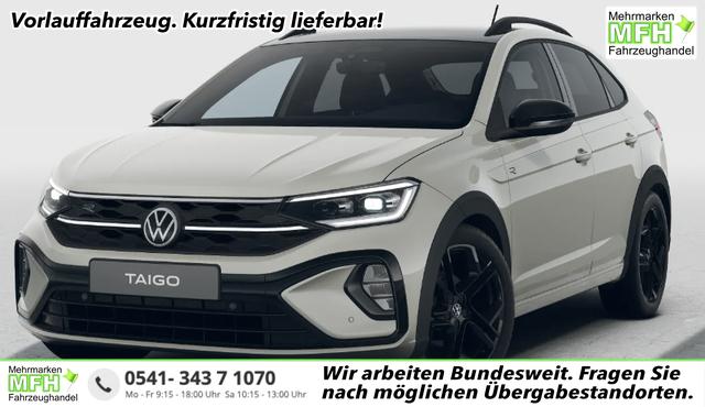 Volkswagen Taigo - R-Line Limited 1.0 TSI 115PS, 5JAHRE GARANTIE, 18" Alu, CLIMATRONIC, SITZHEIZUNG, ASCOT-GRAU/DACH SCHWARZ, LED-MATRIX-Scheinwerfer IQ LIGHT, Keyless, Sicht-Paket, R&uuml;ckfahrkamera, Parksensoren vo/hi, Abgedunkelte Scheiben, Radio Ready2Discover/App-Connect, Sportsitze