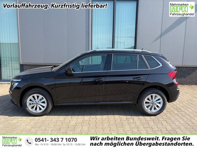 Skoda Kamiq - Selection 1.0 TSI 115PS, 5J GARANTIE, Schwarz-METALLIC, ELEKTR. HECKKLAPPE, ANH&Auml;NGERKUPPLUNG, BEH. FRONTSCHEIBE, Sitzheizung, Lenkradheizung, Ladeboden var, ACC, SIDE Assist, Virtual Cockpit 10", Parksensoren v/h, Kamera, KESSY, Privacy-Glas, 16" Alu, Climatronic