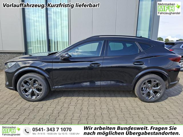Cupra Formentor - Basis 1.5 eTSI 150PS DSG (AUTOMATIK), ANH&Auml;NGERKUPPLUNG, KESSY, ALARM, R&Uuml;CKFAHRKAMERA, ELEKTR. HECKKLAPPE, 18" Alu, Sitzheizung, M-Lederlenkrad beheizt, 3-Zonen-Climatronic, Parksensoren vorne/hinten, ACC-Tempomat, Digitales Cockpit 10", Radio 12,9"+Full-Link