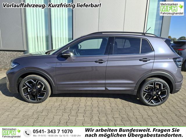 Volkswagen T-Cross - R-Line Limited 1.0 TSI 115PS, Rauch-Grau-Metallic, 5 JAHRE GARANTIE, ANH&Auml;NGERKUPPLUNG, CLIMATRONIC, SITZHEIZUNG, 18" Alu, MATRIX-LED, Adaptiver Tempomat ACC, Parksensoren, R&uuml;ckfahrkamera, Keyless, Abgedunkelte Scheiben, Radio "Ready2Discover" + App-Connect
