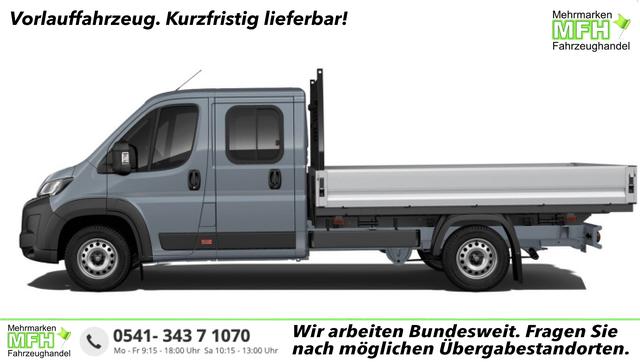Peugeot Boxer Pritsche DoKa 435 AT L4 AHK CarP Kam Visib 