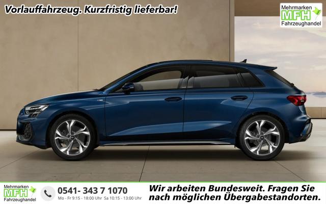 Audi A3 Sportback S line Sportb quatt 2xS LED Nav Pano Leder 18Z 