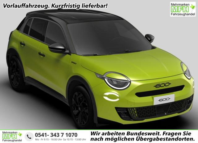Fiat 600 Sport Hybrid Nav SHZ ACC Kam Keyl PDC PrivG 