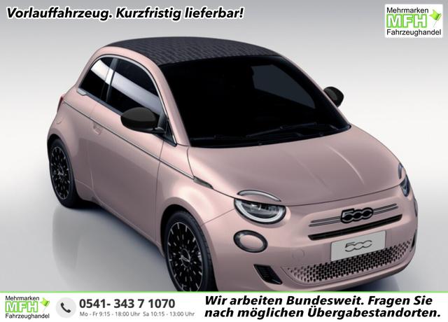 Fiat 500C - 500 Cabrio La Prima Nav Keyl SHZ 17Z Kam LED Car