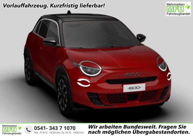 Fiat 600 - La Prima Hybrid SHZ eHK ACC Nav Kam 360&deg;PDC