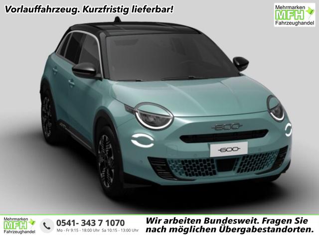 Fiat 600 - La Prima Hybrid SHZ eHK ACC Nav Kam 360&deg;PDC
