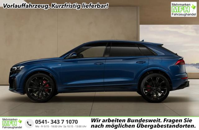 Audi Q8 - S line TFSI e 2xS 23Z Laser Pano Tour Leder HUD