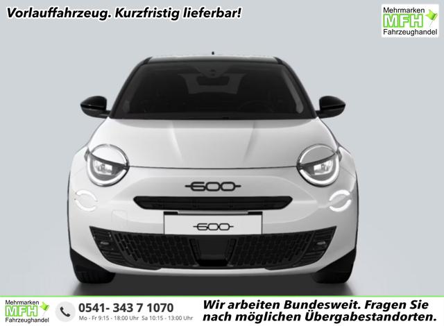 Fiat 600 - Street Klimaaut. LED CarP PDC Keyl 18Z Black