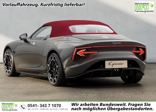 MG Cyberster - Single Motor 77kWh ACC Bose 360Kam LED SHZ TotW 19Z