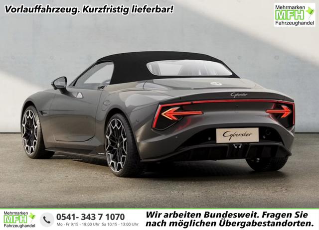 MG Cyberster - Single Motor 77kWh ACC Dinamica Bose 360Kam SHZ 19Z