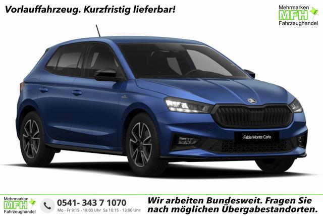 Skoda Fabia - Monte Carlo DSG MonteC Kessy Kam SHZ SunS Temp 5J/100k
