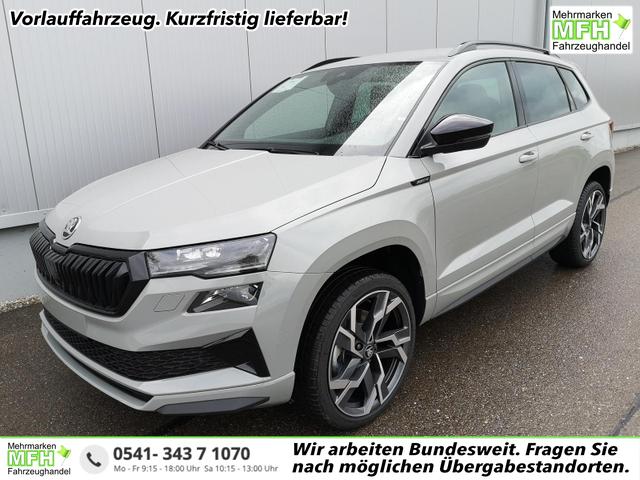 Skoda Karoq - Sportline 2.0TDI DSG 4x4 AHK Matrix Leder 19 Zoll