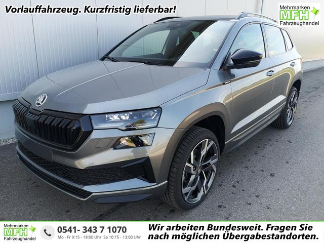 Skoda Karoq - Sportline 2.0TDI DSG 4x4 AHK Matrix Leder 19 Zoll
