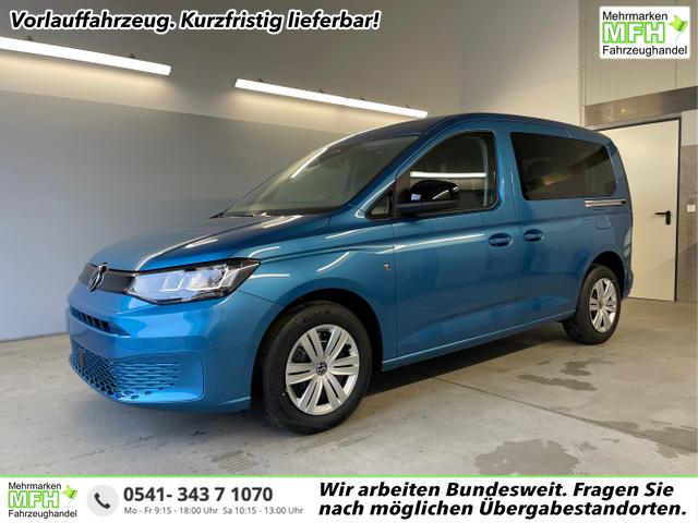 Volkswagen / Caddy / Blau / / / 1.5 TSI GV5+AHK+Climatronic+App-Connect+Winterpaket+ACC+SideAssist