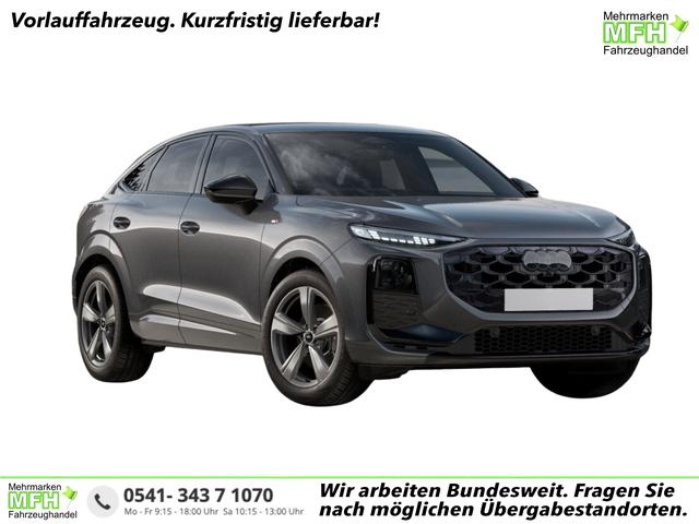 Audi Q3 - Sportback NEU TFSI quattro S line Tech+AHK+Alu19+LEDplus+KlimaPlus+ExtSchwarz