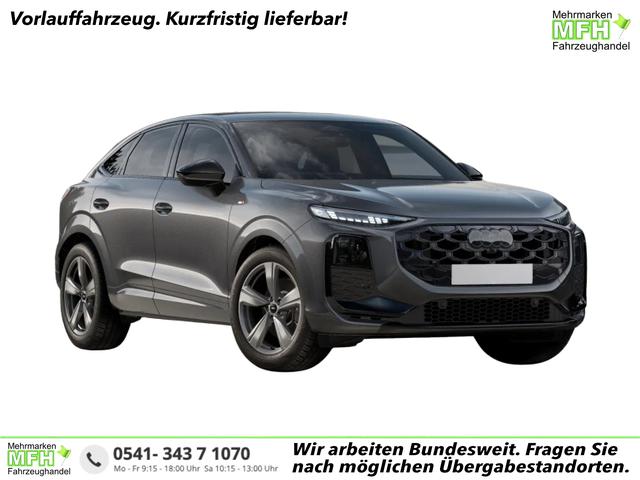 Audi Q3 - Sportback NEU TDI quattro S line Tech+AHK+Alu19+LEDplus+KlimaPlus+ExtSchwarz