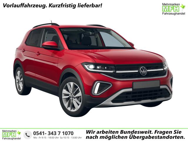 Volkswagen T-Cross - LIFE 115PS DSG AHK+Navi+Matrix+Kamera+Parklenk+Alu17+App-Connect