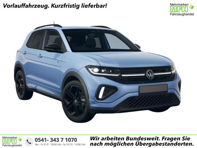 Volkswagen T-Cross - R-Line 115PS Navi+IQ.Light+AHK+Black+Cam+Keyless+GV5+Side+Climatronic