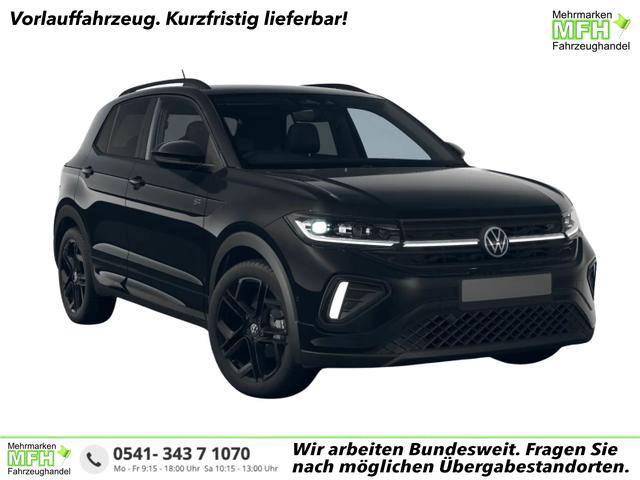 Volkswagen T-Cross - R-Line 115PS DSG Navi+IQ.Light+AHK+Black+Cam+Keyless+Side+Climatronic+Parklenk