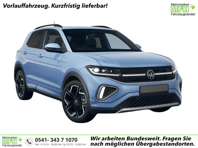 Volkswagen T-Cross - R-Line 115PS DSG AHK+IQ.Light+Kessy+Kamera+Parklenkassistent+Sitzheizung