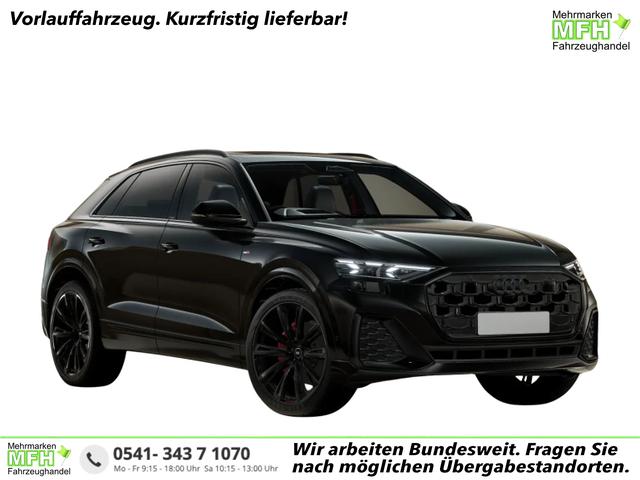 Audi Q8 50 TDI quattro S line+HUD+AHK+Raute+Alu23+OLED+Pano+Massage+Standheiz+Black+GV5 