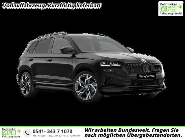 Skoda Karoq - Sportline 2.0 TSI DSG 4x4 GV4+AHK+Navi+360&deg;+Pano+Keyless+LM19+Matrix+eHeck