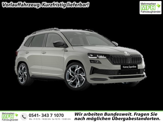 Skoda Karoq - Sportline 2.0 TSI DSG 4x4 GV4+AHK+Navi+360&deg;+Pano+Keyless+LM19+Matrix+eHeck