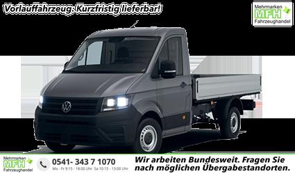 Volkswagen Crafter Pritschenwagen - Einzelkabine Pritsche 35 L3 mittellang FWD (Einzelkabine FWD) 2.0 TDI 130kW (177 PS) 6-Gang Schaltgetriebe