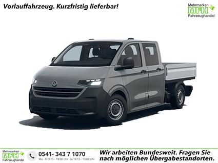 Volkswagen Transporter Pritsche - Doppelkabine langer Radstand DoKa (Doppelkabine Radstand) 2.0 TDI 110kW (150 PS) 6-Gang Schaltgetriebe