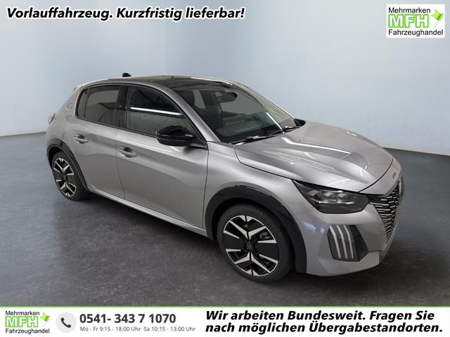 Peugeot e-208 - 54kWh 156PS/115kW GT Pack 2026, 421km WLTP | +17" ALU +Glasdach +RFK +Adaptiver Tempomat +P.Sensor V+H +EL. Fahrersitz +Massage +Apple CarPlay +W&auml;rmepumpe