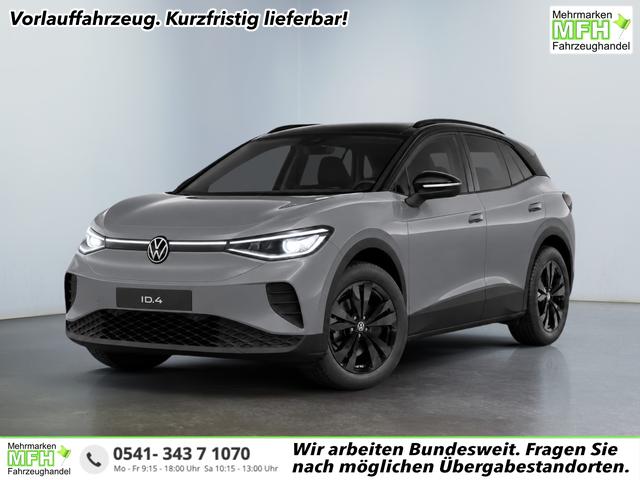 Volkswagen ID.4 - Style Edition 77 kWh 286PS/ 210kW 2027 +AHKschwenkbar +19"BergenSchwarz +SchwarzeSpiegelkappen +Dachleiste/C-S&auml;ulenSchwarz +DachrelingSchwarz +SchwarzesModellEmblem +PanoramaGlasdach +IQ.Light +360&deg;AreaView +ACC +TravelAssist +ParkAssistPro +ErgoActive +Massage