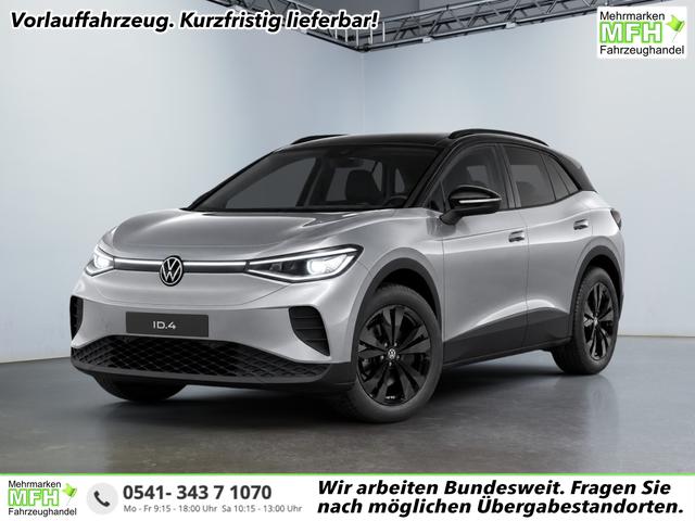 Volkswagen ID.4 - Style Edition 77 kWh 286PS/ 210kW 2027 +AHKschwenkbar +19"BergenSchwarz +SchwarzeSpiegelkappen +Dachleiste/C-S&auml;ulenSchwarz +DachrelingSchwarz +SchwarzesModellEmblem +PanoramaGlasdach +IQ.Light +360&deg;AreaView +ACC +TravelAssist +ParkAssistPro +ErgoActive +Massage