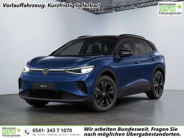 Volkswagen ID.4 - Style Edition 77 kWh 286PS/ 210kW 2027 +AHKschwenkbar +19"BergenSchwarz +SchwarzeSpiegelkappen +Dachleiste/C-S&auml;ulenSchwarz +DachrelingSchwarz +SchwarzesModellEmblem +PanoramaGlasdach +IQ.Light +360&deg;AreaView +ACC +TravelAssist +ParkAssistPro +ErgoActive +Massage