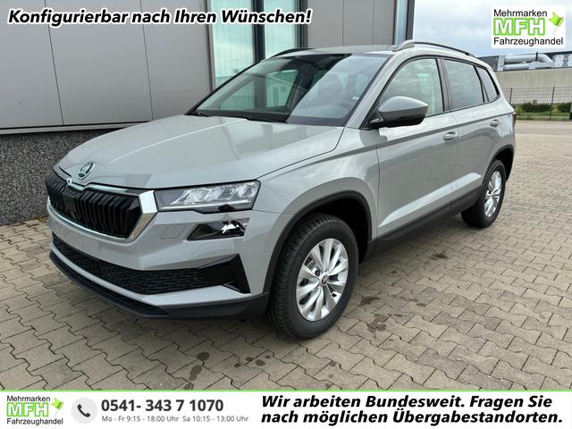 Skoda Karoq - Selection 1.0 TSI 115PS, 5 JAHRE GARANTIE, 16" Alufelgen, Climatronic, Sitzheizung, Lederlenkrad beheizt, Radio Bolero 8" + Wireless SmartLink, Tempomat, Parksensoren hinten, Dachreling, Abgedunkelte Scheiben Nebelscheinwerfer