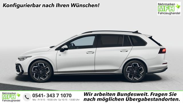 Volkswagen Golf Variant - R-Line Limited 1.5 eTSI (Mild-Hybrid) 150PS DSG, WINTERPAKET, 18" Alu, Metallic, LED-Scheinwerfer Plus, Keyless, Elektr. Heckklappe, Alarm, Sportsitze, Sportfahrwerk, Abgedunkelte Scheiben, Adaptiver Tempomat ACC, Digital Cockpit Pro, Radio2Discover 12,9" + App-Connect