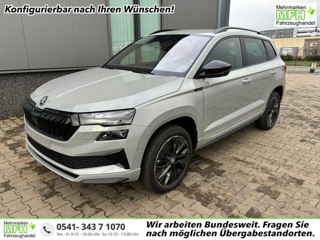 Skoda Karoq - Sportline 2.0 TDI 115PS, 5 JAHRE GARANTIE, 18" ALU, MATRIX-LED, Elektr. Heckklappe, Virtual Cockpit 10", Climatronic, Winterpaket, NAVI AMUNDSEN, ACC Tempomat, Parksensoren vorne / hinten, R&uuml;ckfahrkamera, Dachreling, Abgedunkelte Scheiben KESSY