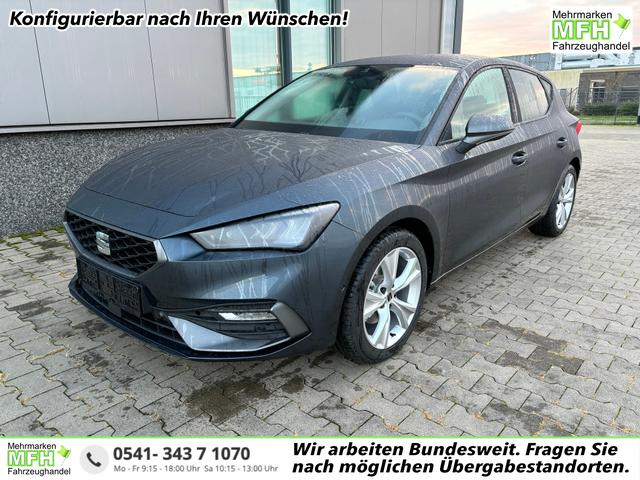 Seat Leon - Style 1.5 TSI 115PS, 5 Jahre Garantie, 16" Alu, Climatronic, Parksensoren vorn/hinten, Media System PLUS 10,4"/Bluetooth, Tempomat, Full Digital Cockpit, LED-Scheinwerfer, M-Lederlenkrad, Reserverad, Verkehrszeichenerkennung